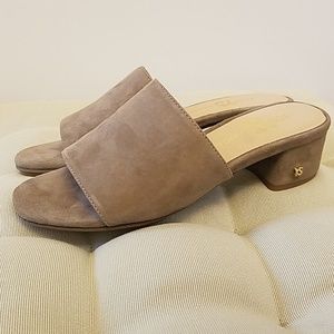Yosi Samra stone suede sandal *new
